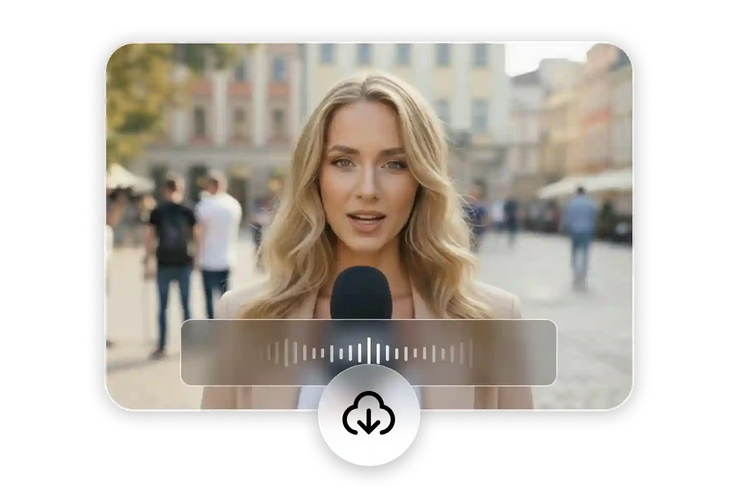 Audio-driven AI talking video with natural lip sync and voice alignment