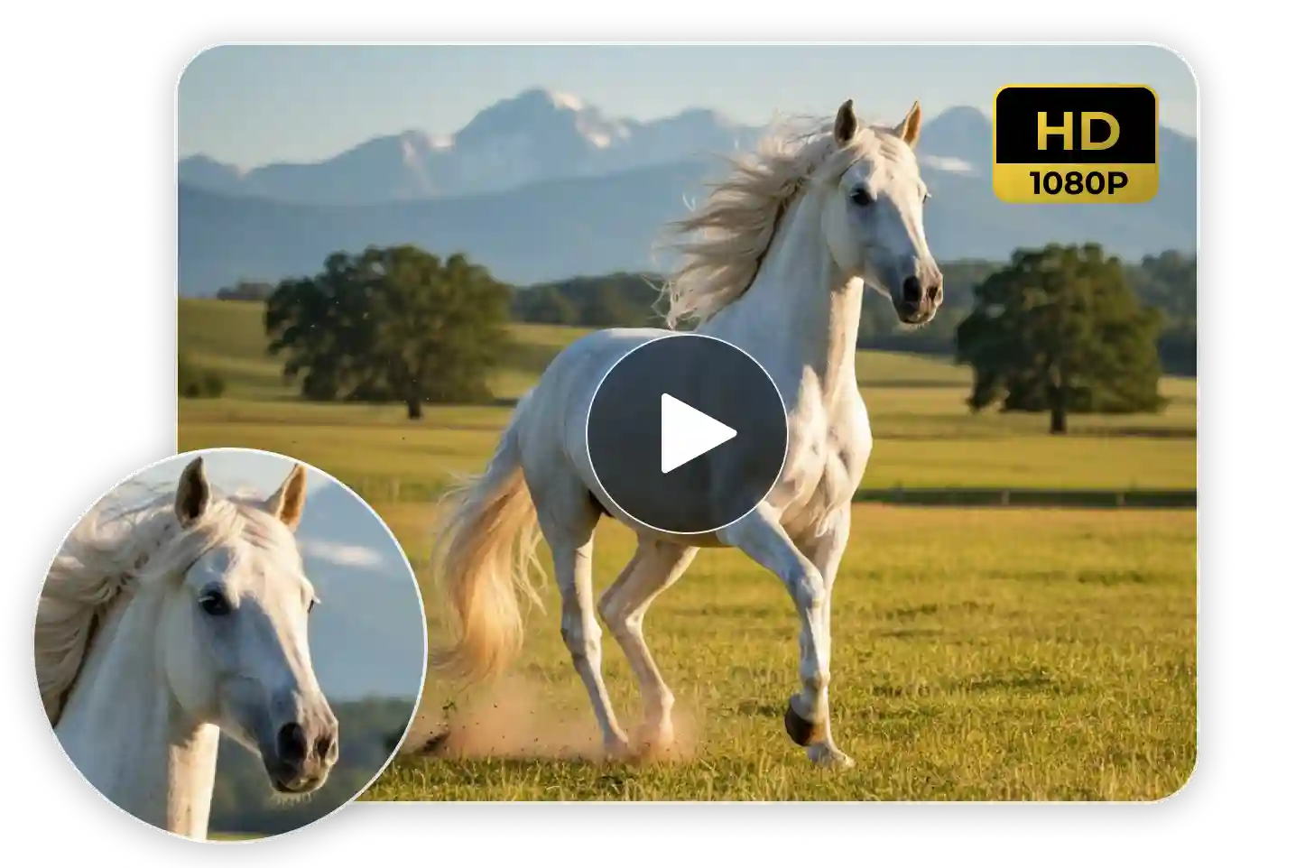 1080p high-fidelity AI video with stable motion and realistic details