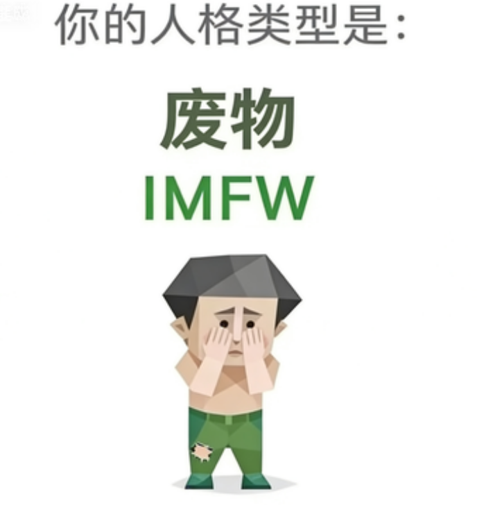 IMFW SBTI image generator type The Fragile One