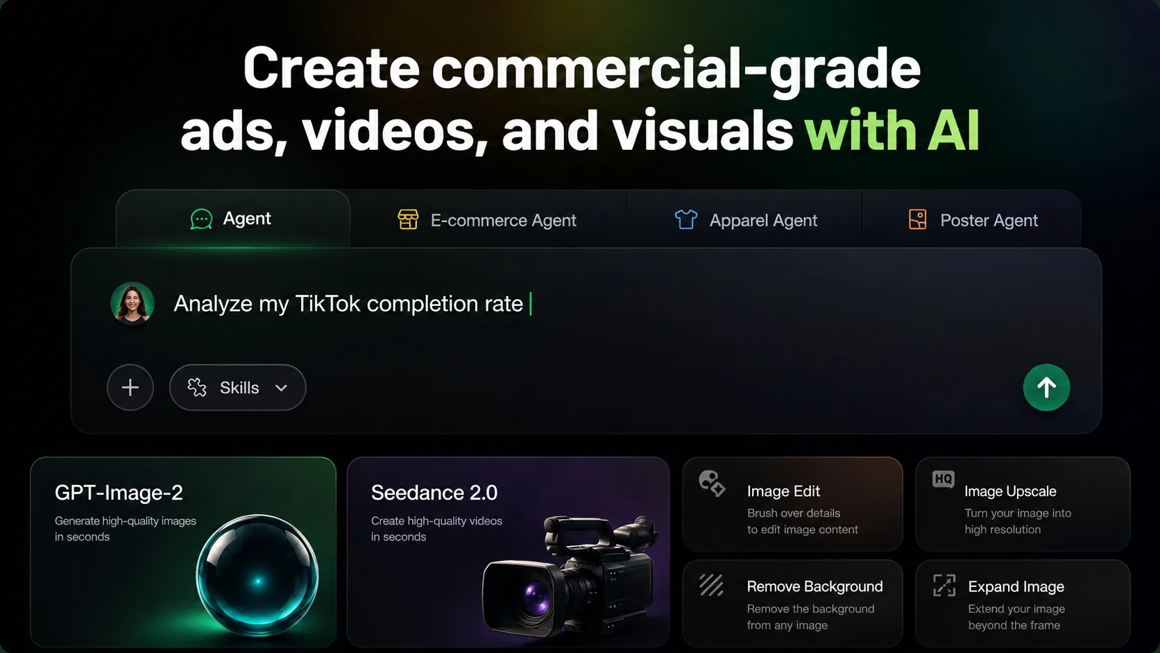 Analyze TikTok completion rate with ImaStudio