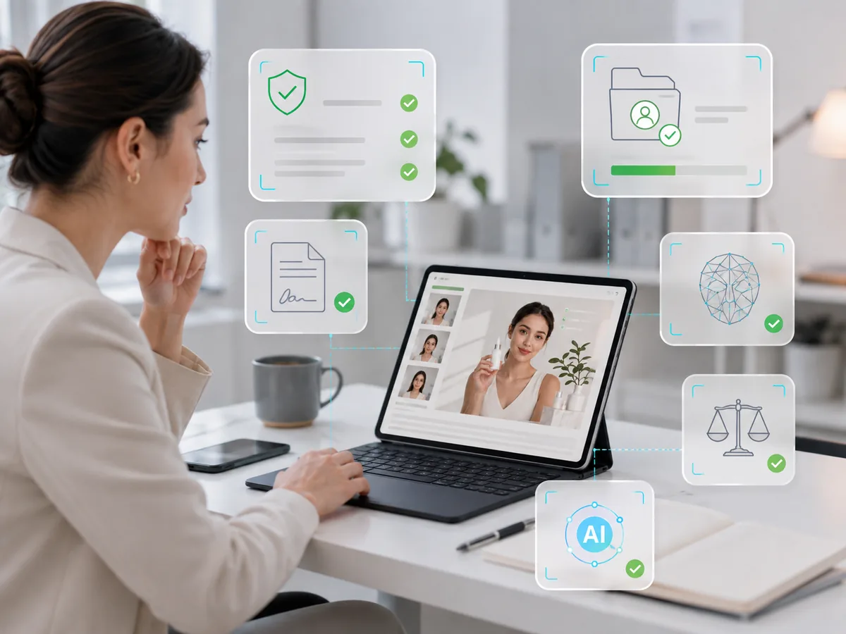 AI face swap brand safety checklist for consent disclosure and usage rights
