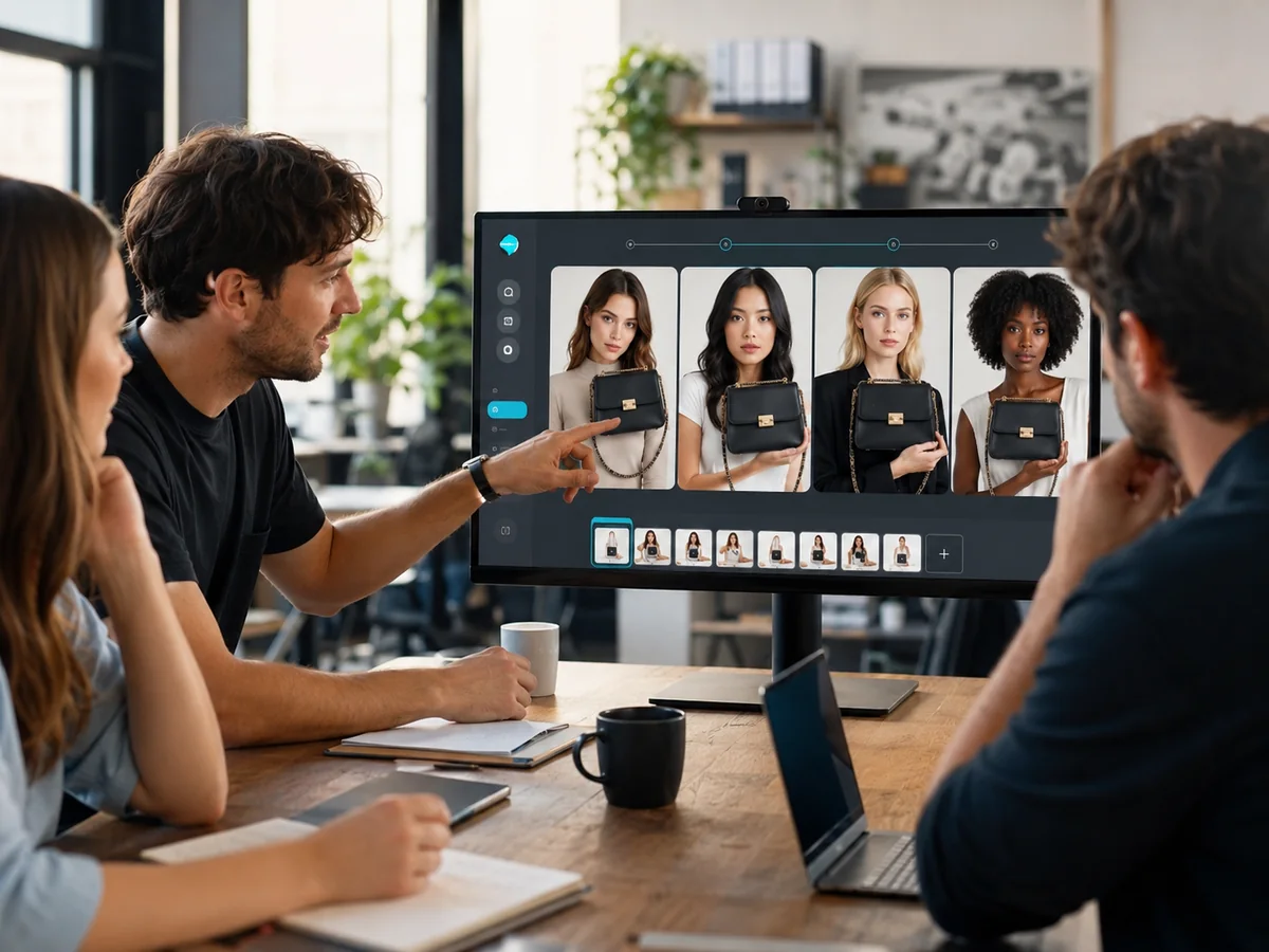 AI face swap model direction review for product advertising