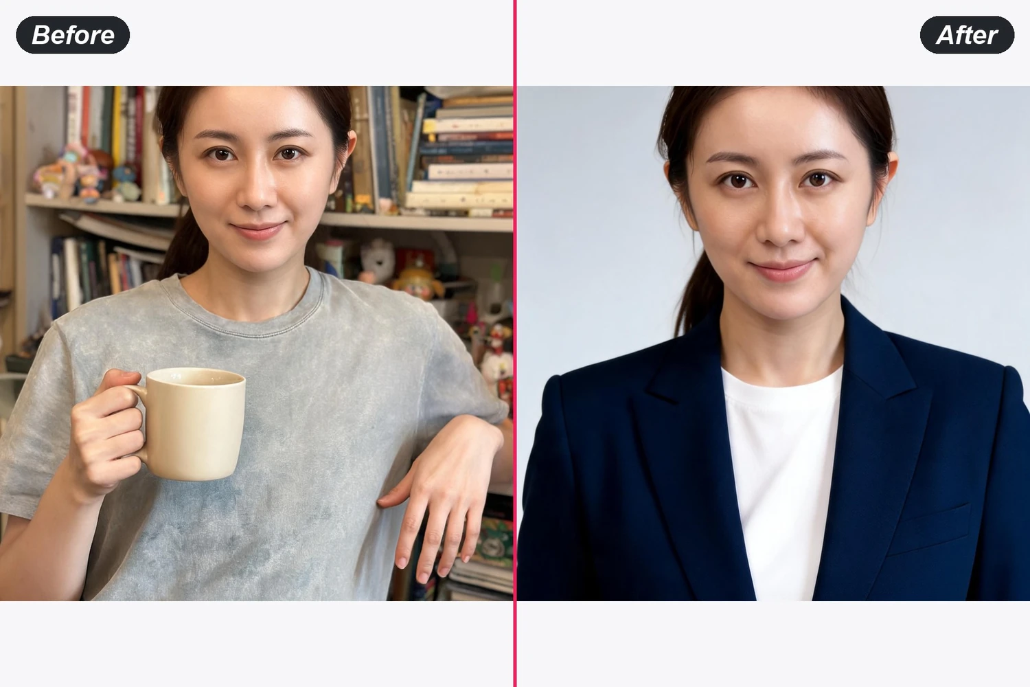 AI LinkedIn 写真