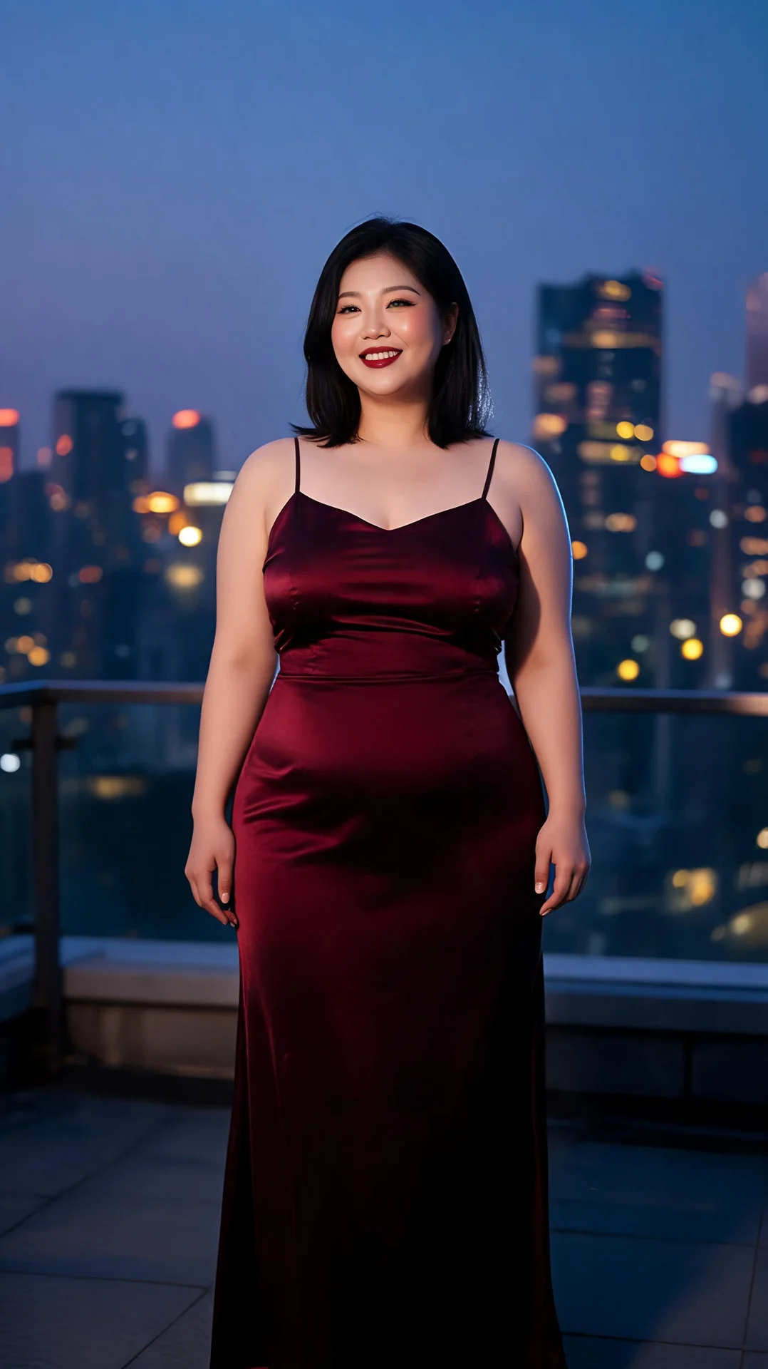 イブニングウェアとエディトリアルライト向けのBBW AIジェネレーター