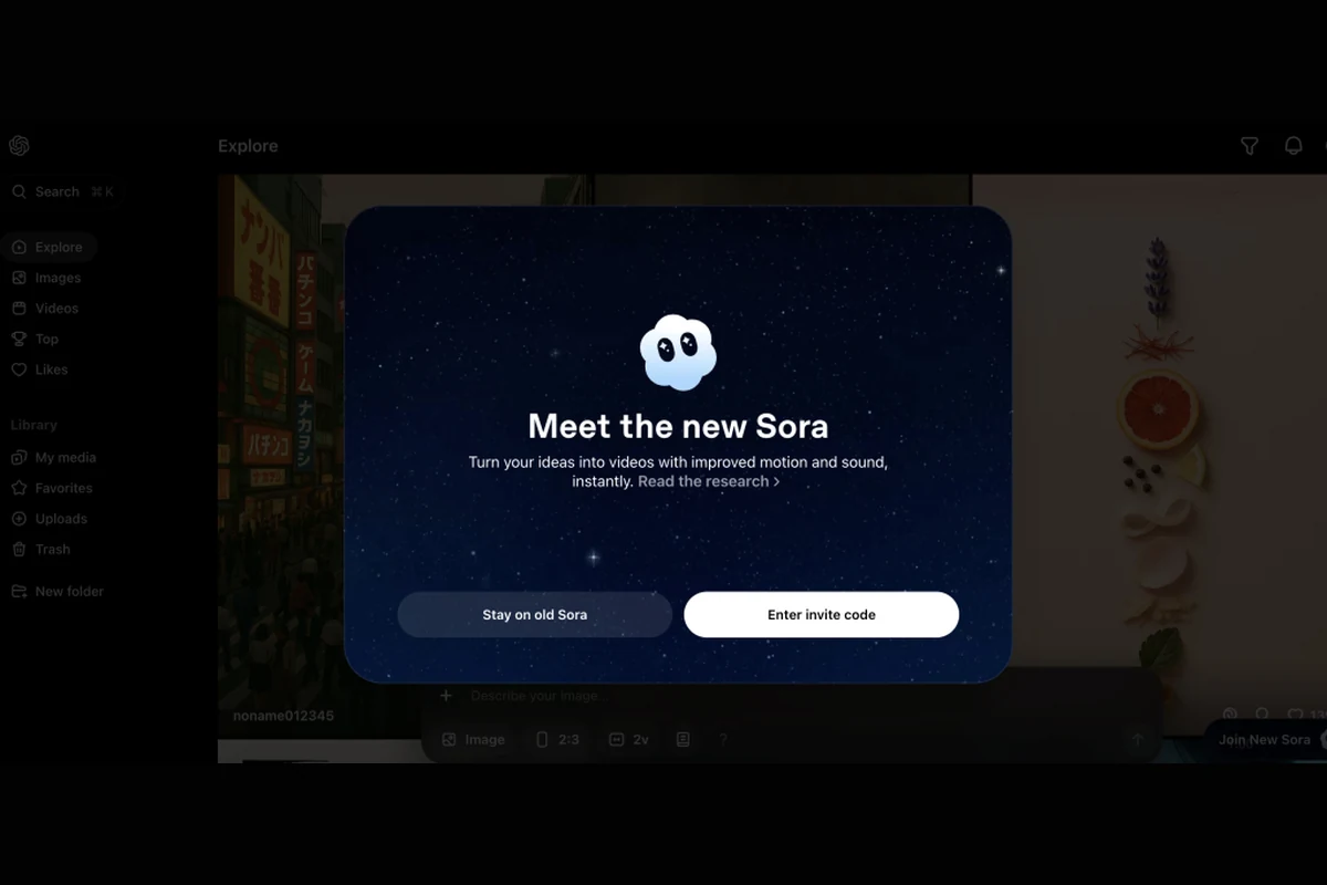 Generador de video Sora 2