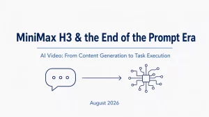 MiniMax H3 AI video agent page visual for AI video production and content agent workflow