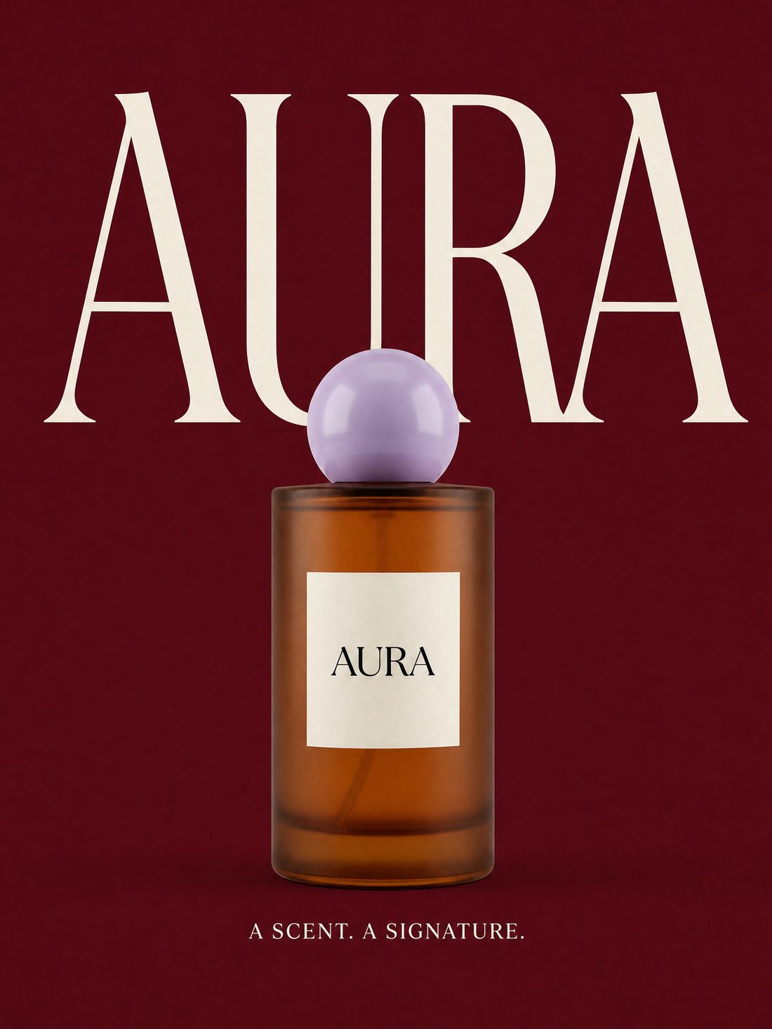 GPT Image 2: Largest type, smaller bottle, more wine-red space.