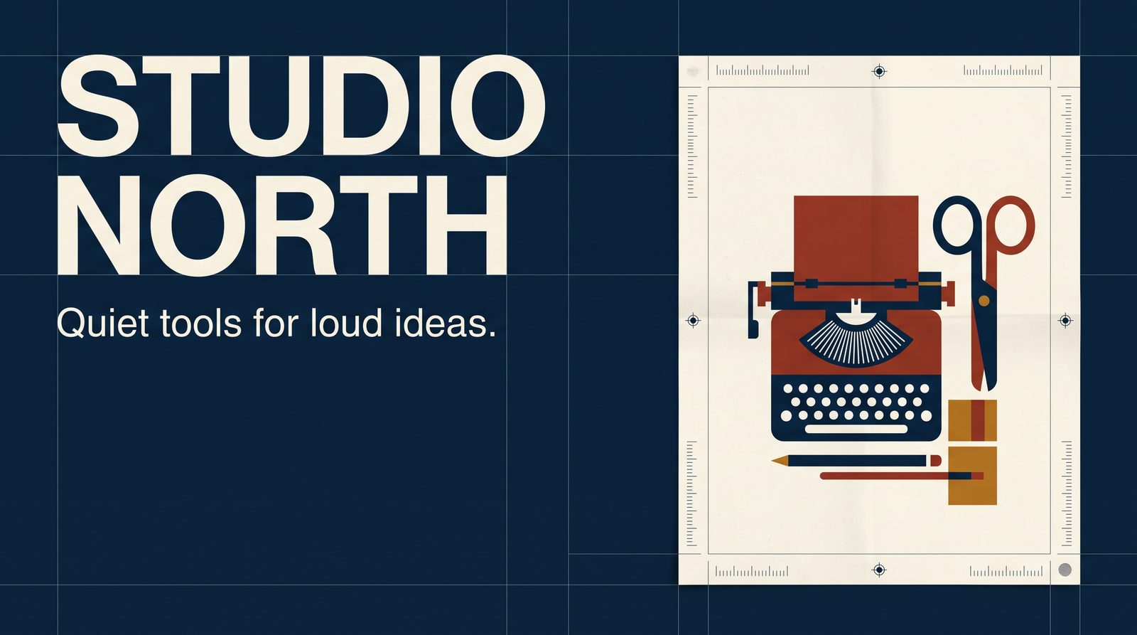 Nano Banana 2.1: Dark-blue grid layout: brand-page concept + retro product poster.