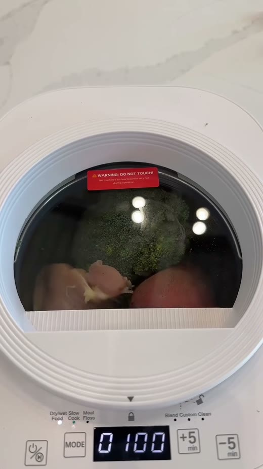 @petpumpkinstore original video 00:10.4: close-up of machine and ingredients