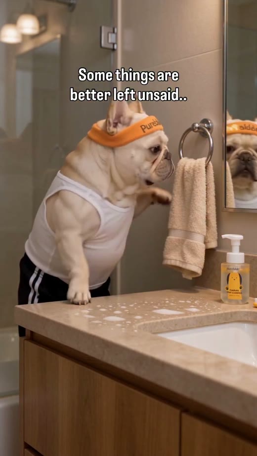 @purebblepet original video 00:00.6: characters at the washbasin